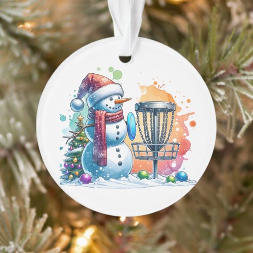 Merry Disc_mas  Disc Golf Personalized Christmas Ornament