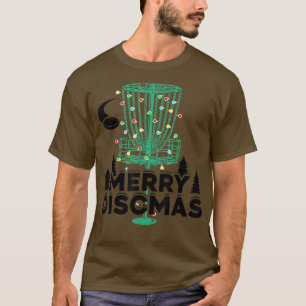 Merry Discmas Disk Golf Frisbee Christmas Xmas Fun T-Shirt