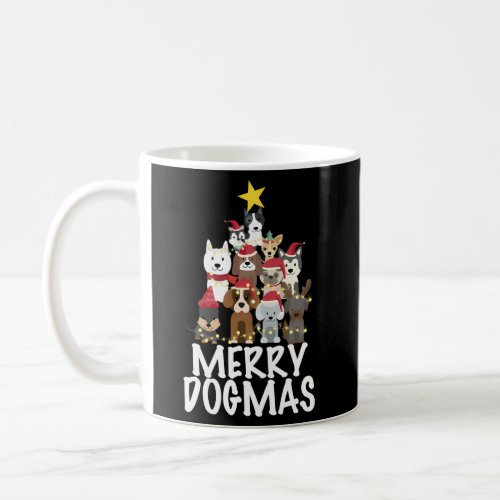 Merry Dogmas Dog Tree Coffee Mug