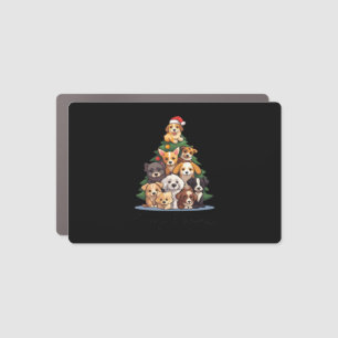 MERRY DOGMAS Oversized T-Shirt Car Magnet