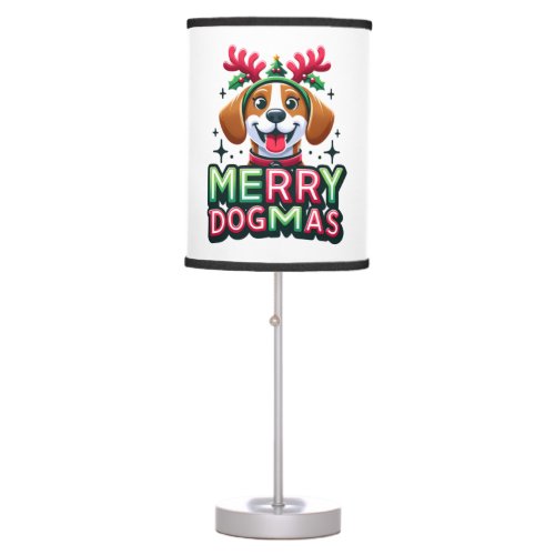 Merry Dogmas   Table Lamp