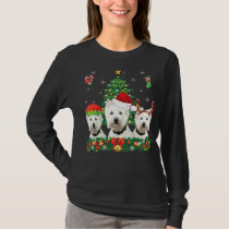 Merry Dogmas Westie Santa Elf Reindeer Dog Christm T-Shirt