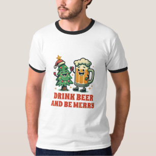 Merry Drunk Funny Christmas  T-Shirt