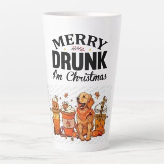  “Merry Drunk I’m Christmas” Humorous FesLatte Mug (Creator Uploaded)