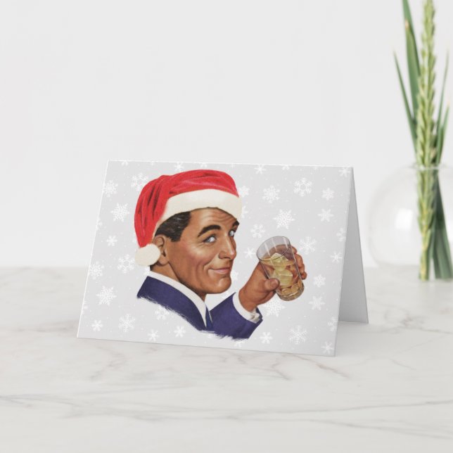 Merry Drunk, I'm Christmas! Card (Front)