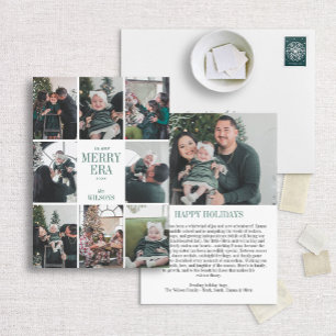 Merry Era Multi-Photo Gallery Holiday Photo Card