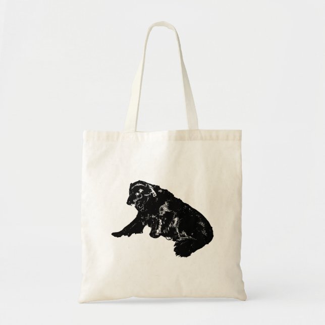 Merry Errands with Watchful Lounger Tote Bag (Front)