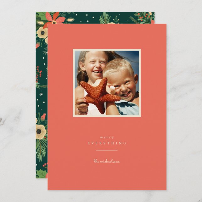 MERRY EVERYTHING Add Your Photo (Front/Back)