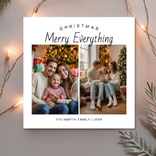 Merry Everything Christmas Card – Family Edition