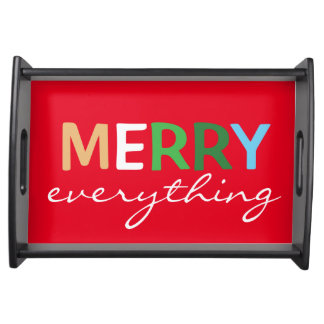 "Merry Everything" Christmas Serving Tray
