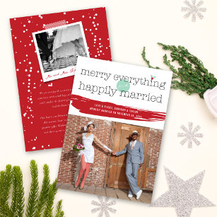 Merry Everything From The Happily Married Photo Holiday Card