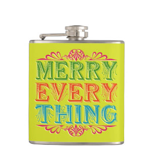 Merry Everything Hip Flask