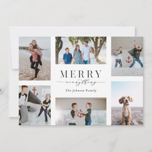 Merry Everything Multi_Photo Holiday Card