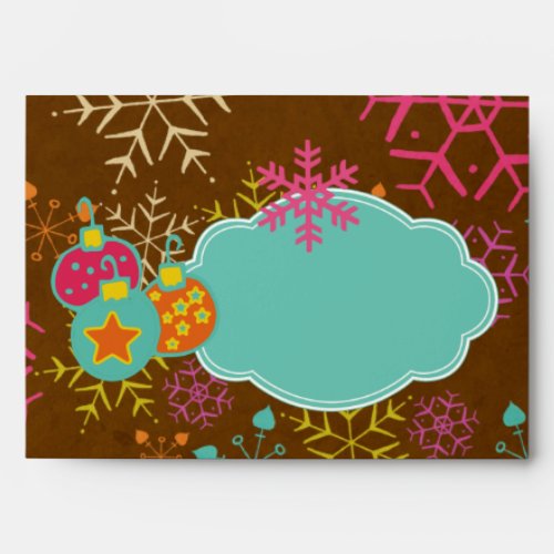 Merry Everything Ornaments Holiday Envelope