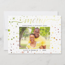 MERRY Everything Photo Color Matching Text Effect Holiday Card