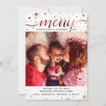 Merry Everything Photo Color Matching Text Effect Holiday Card