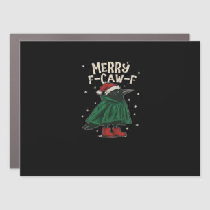 Merry F-Caw-F Car Magnet