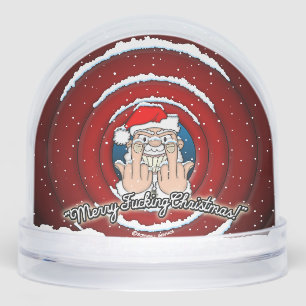 Merry F*cking Christmas Snow Globe