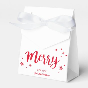 Merry Favor Boxes by byDania at Zazzle