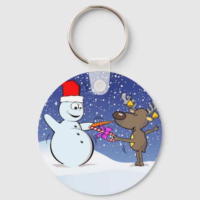 Merry Fencing ! Keychain (Front)