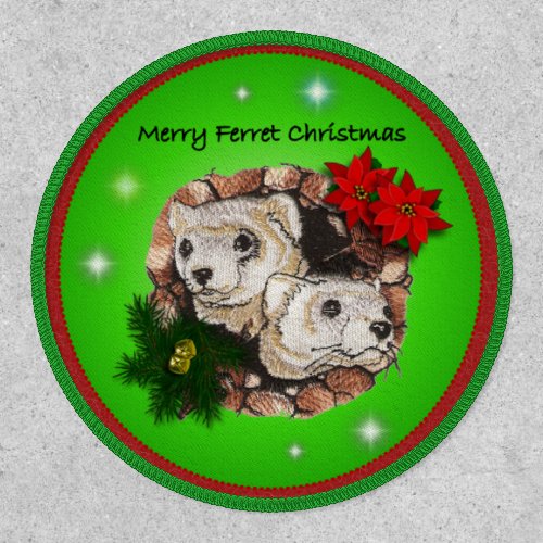 Merry Ferret Christmas  Patch