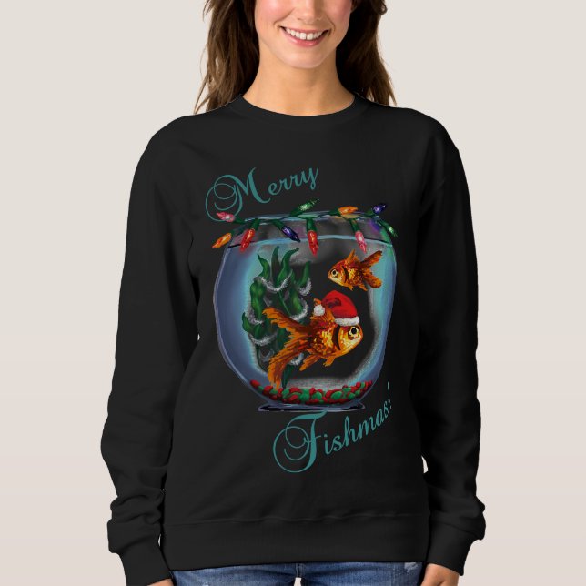 Merry Fishmas 347 Sweatshirt (Front)