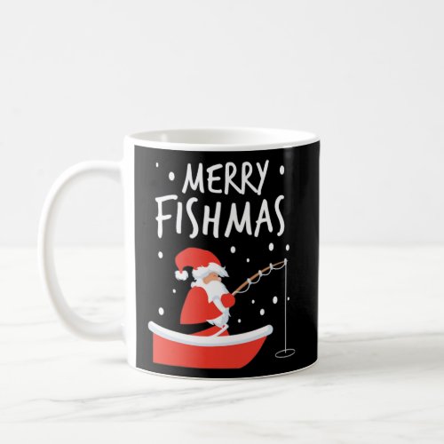 Merry Fishmas Fishing Ugly Christmas Sweaters  Coffee Mug