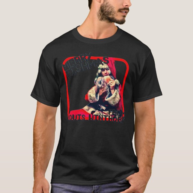 Merry Fishmas from Louis Winthorp - Trading Places T-Shirt (Front)