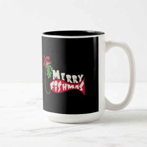 Merry Fishmas Funny Fishing Christmas  Mug