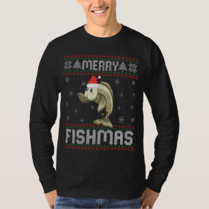 Merry Fishmas Funny Ugly Christmas Sweater Fish