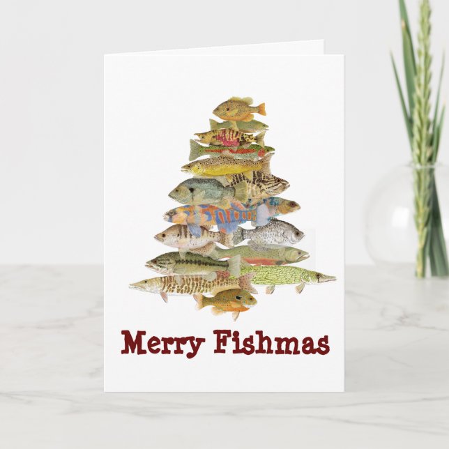Merry Fishmas Holiday Card (Front)