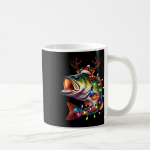 Merry Fishmas Santa Fishing Lovers Funny Fisherman Coffee Mug