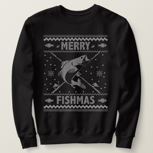 Merry Fishmas Ugly Christmas Sweater Sweatshirt