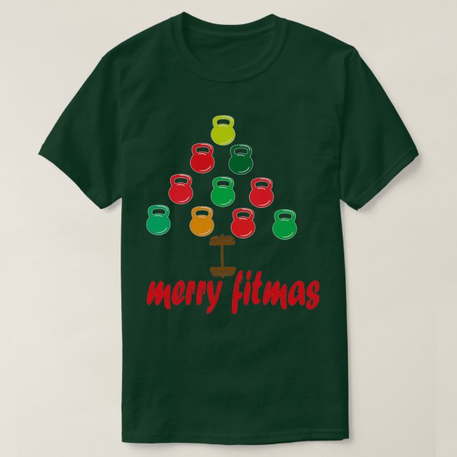 Merry Fitmas  (2)  T-Shirt (Design Front)