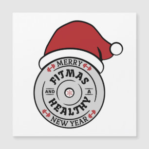 Merry Fitmas and Healty New Year Christmas Card