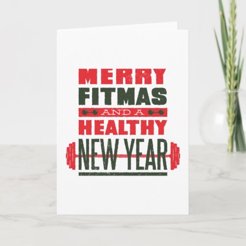 Merry fitmas card
