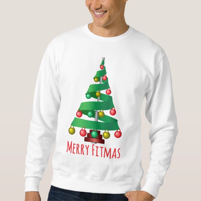 Merry Fitmas Sweatshirt (Front)