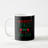 Merry Liftmas Ugly Christmas Gym Workout Gift Mens Coffee Mug by