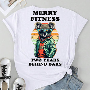Merry Fitness And A Happy New Rear Vintage Kuala T-Shirt