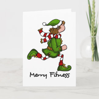 merry fitness holiday card