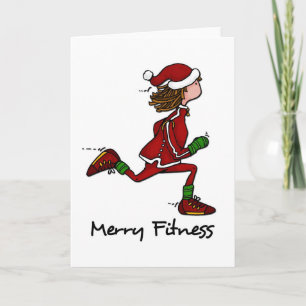 merry fitness holiday card