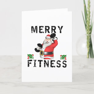 Bodybuilder Santa Claus with Christmas Gifts - Fun Paperweight, Zazzle