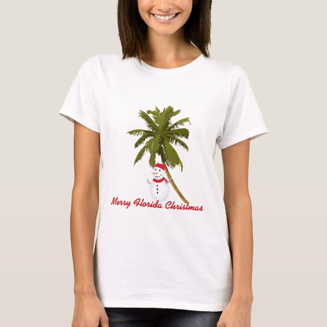 Merry Florida Christmas T-Shirt (Front)