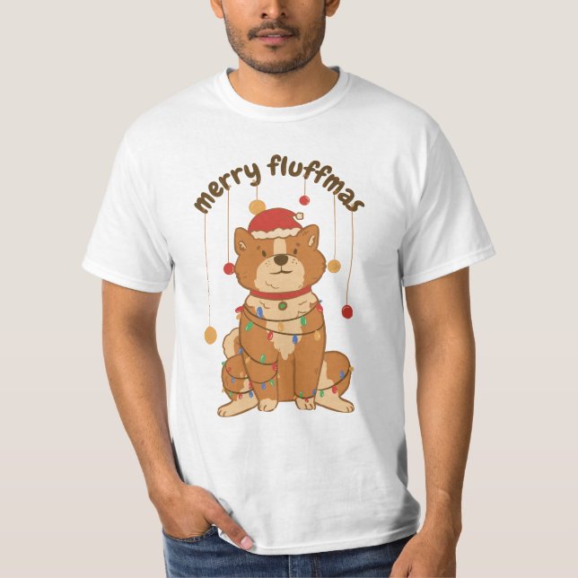 Merry Fluffmas T-Shirt (Front)