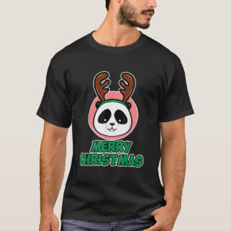 Merry For Panda Fans Panda T-Shirt