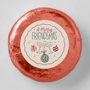 Merry Friendsmas Holiday Party Dipped Oreo Cookie Favors