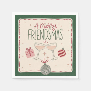Merry Friendsmas Holiday Party Napkins