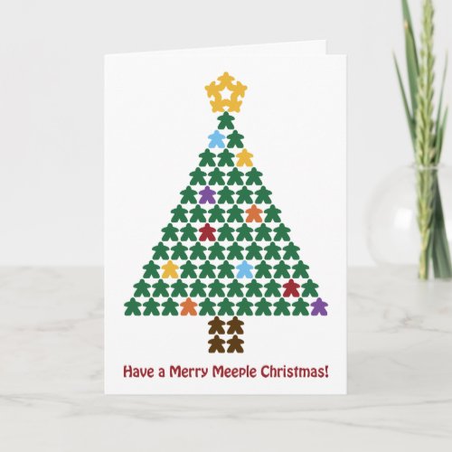 Merry Gamer Christmas Tree Card