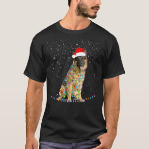 Merry German Shepherd Christmas Dog T-Shirt