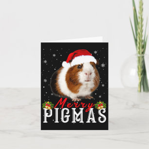 Merry Gmas Face Mask Funny Guinea G Christmas Sant Card